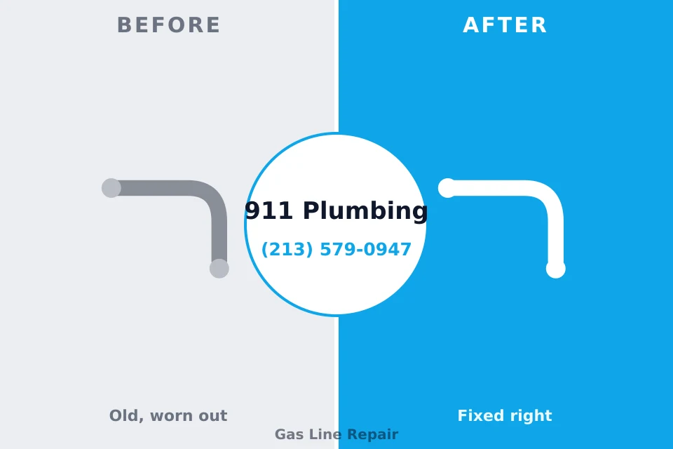 Before and after: plumbing repair Wesley Hills, NY